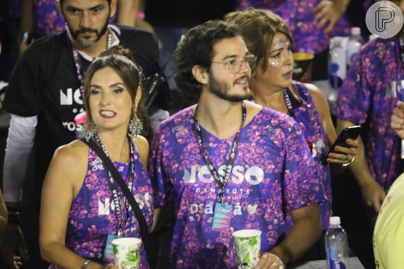 Fátima Bernardes foi fotografada com o namorado, Túlio Gadêlha, na noite deste sábado, 9 de março de 2019