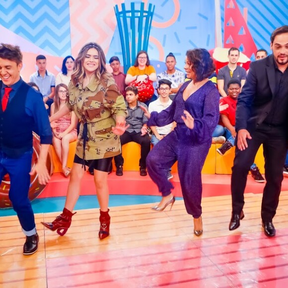 Maisa Silva entrevistou Fernnda Souza e Matheus Ceará no programa de estreia