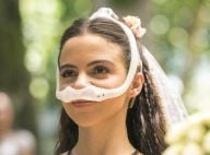 'Malhação':cadeirante, Amanda tem vestido de noiva que privilegia ombros de fora