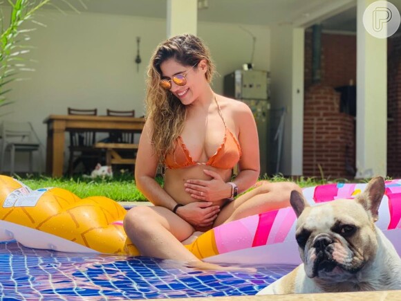 Camilla Camargo tem dividido com os seguidores momentos da gravidez de seu primeiro filho