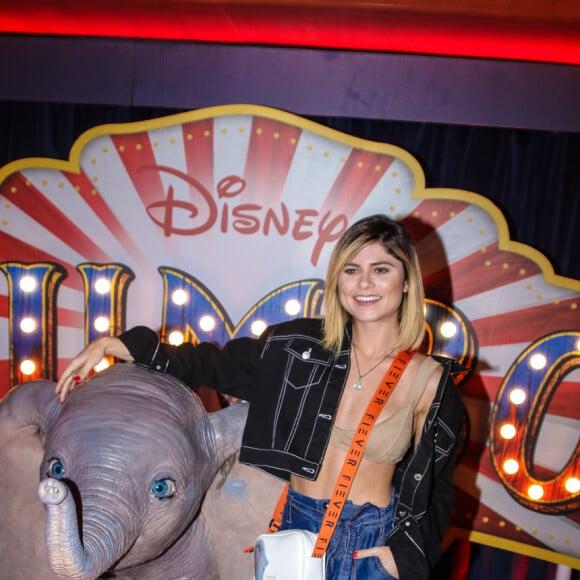 Julianne Trevisol assiste pré-estreia de 'Dumbo' no Cinépolis, em São Paulo, na noite desta quarta-feira, 27 de março de 2019