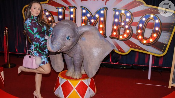 Larissa Manoela confere a pré-estreia do filme 'Dumbo' no Cinépolis, em São Paulo