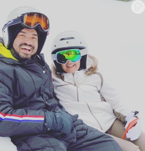 Maiara e Fernando Zor aumentaram rumores de romance em janeiro de 2019 após viagem aos Estados Unidos