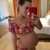 Thaeme Mariôto vem compartilhando momentos da gravidez nas suas redes sociais
