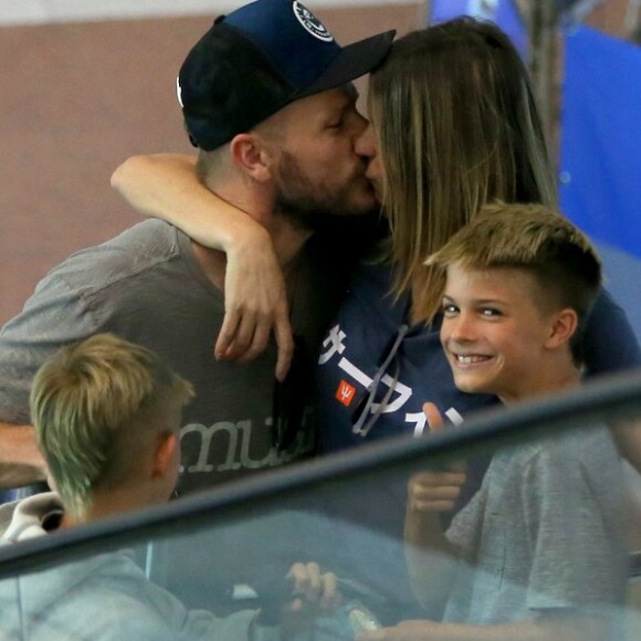 Rodrigo Hilbert mostrou que ensinou bem o filho