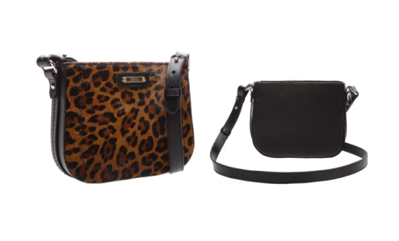 A bolsa com estampa animal print de leopardo, em pelo, é uma aposta certeira para looks descolados. A peça está à venda no site da marca por R$ R$459,90
