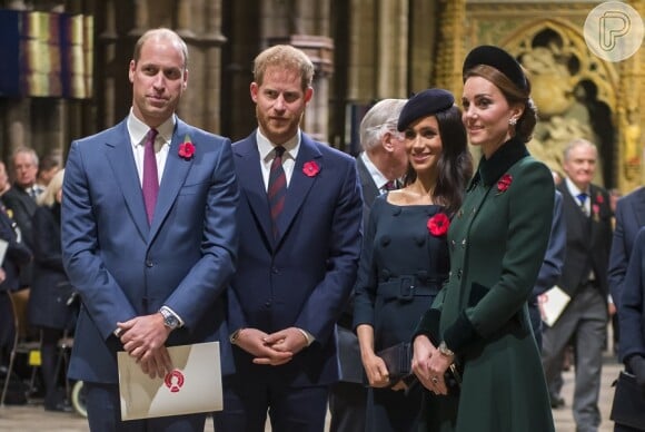 A visita de Kate Middleton e Príncipe William a Meghan Markle e Harry aconteceu após a cerimônia de Páscoa