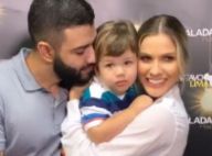 Filho de Gusttavo Lima, Gabriel sobe ao palco e dança em show do pai. Vídeo!