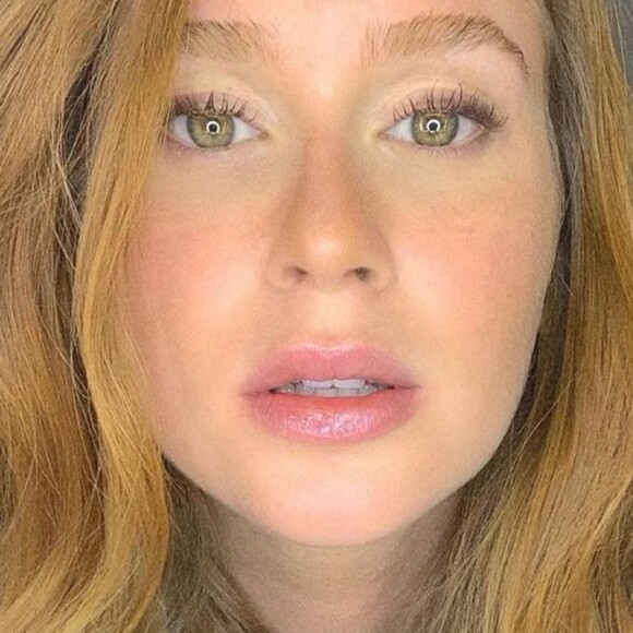 Marina Ruy Barbosa compartilha foto com make fresh no Instagram nesta terça-feira, dia 14 de maio de 2019