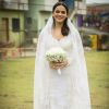 O vestido de noiva de Bruna Marquezine em 'I Love Paraisópolis' era rico em detalhes com renda