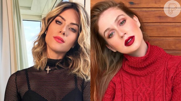 Até pouco tempo atrás, Giovanna Ewbank e Marina Ruy Barbosa estavam sem se falar após a loira dar unfollow no Instagram da riuva