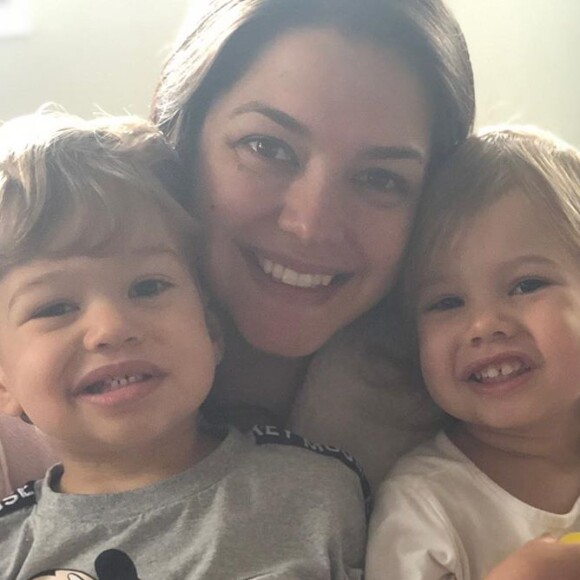 Thais Fersoza falou sobre a rotina com os filhos, Melinda e Teodoro
