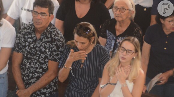 A missa de sétimo dia de Gabriel Diniz aconteceu neste domingo, 2 de junho de 2019