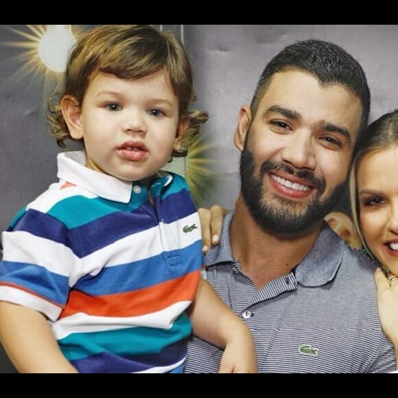 É rodeio?! Gusttavo Lima brinca com o filho Gabriel. Confira vídeo postado nesta terça-feira, dia 04 de junho de 2019