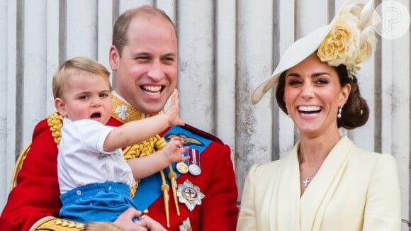 Filho caçula de Kate Middleton e Príncipe William, Louis repete look usado pelo príncipe Harry em 1986, em 8 de junho de 2019