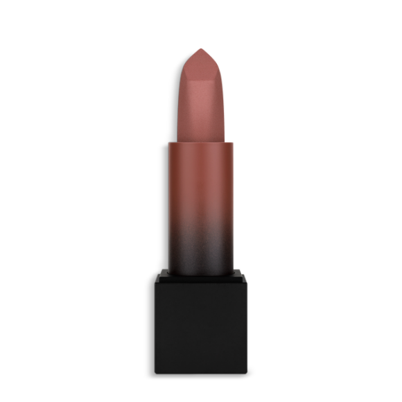 O Power Bullet Matte Lipstick, da Huda Beauty, é mais uma marca gringa que lançou seu batom em pó, mas em formato de bala