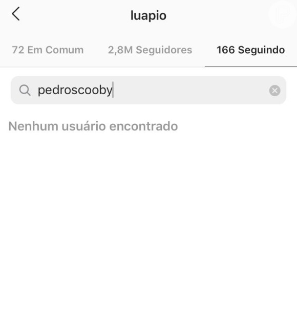 Luana Piovani exclui Pedro Scooby do Instagram após polêmica