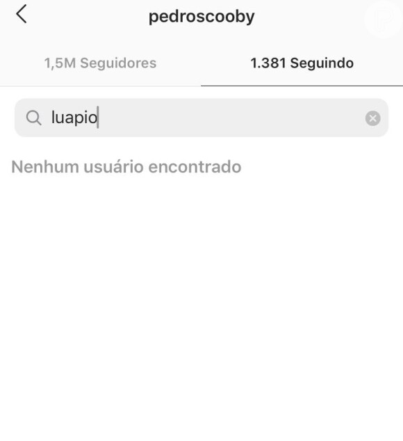 Pedro Scooby, namorando Anitta, dá unfollow em Luana Piovani no Instagram