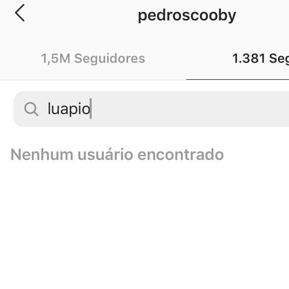 Pedro Scooby, namorando Anitta, dá unfollow em Luana Piovani no Instagram