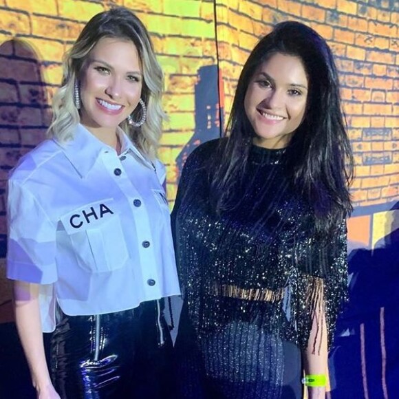 Mileide Mihaile ganhou elogio de Andressa Suita em foto com namorado nesta quarta-feira, 12 de junho de 2019