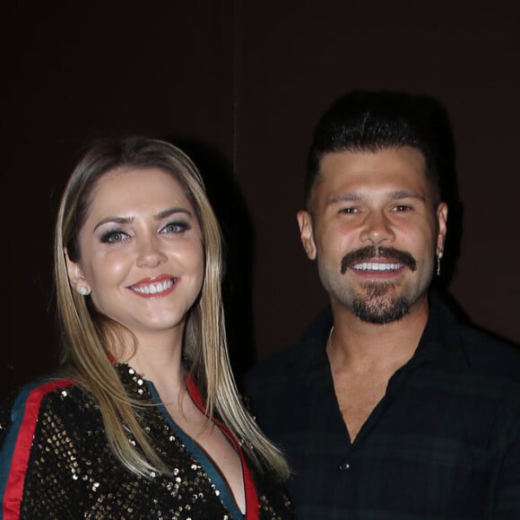 O sertanejo Marcos, dupla de Belluti, prestigia aniversário de 40 anos no Villagio JK, no bairro da Vila Olímpia, em São Paulo, na noite desta quarta-feira, 19 de junho de 2019