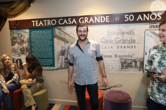 Roberto Birindelli conferiu a estreia da peça 'O Mistério de Irma Vap', em teatro do Rio nesta quinta-feira, 20 de junho de 2019
