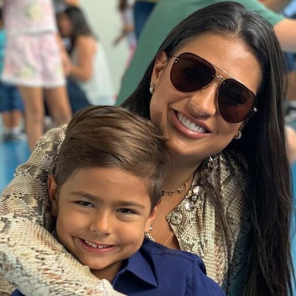 Filho de Simone, Henry pediu uma irmãzinha para a mãe nesta terça-feira, 25 de junho de 2019