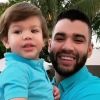 Gusttavo Lima surpreende em aniversário de dois anos do filho Gabriel