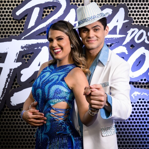 Lucas Veloso e Nathalia Melo se conheceram durante os ensaios para o quadro 'Dança dos Famosos'