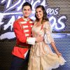 Lucas Veloso e Nathalia Melo ficaram em segundo lugar no 'Dança do Famosos' em 2017