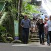 Harrison Ford e sua família apreciaram as cachoeiras do Parque Nacional da Tijuca