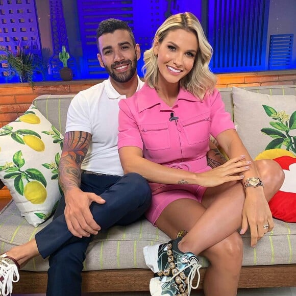 Andressa Suita acompanhou o marido, Gusttavo Lima, em show no Recife