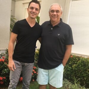 Filho de Marcelo Rezende, Diego Esteves comandou programa em homenagem ao pai