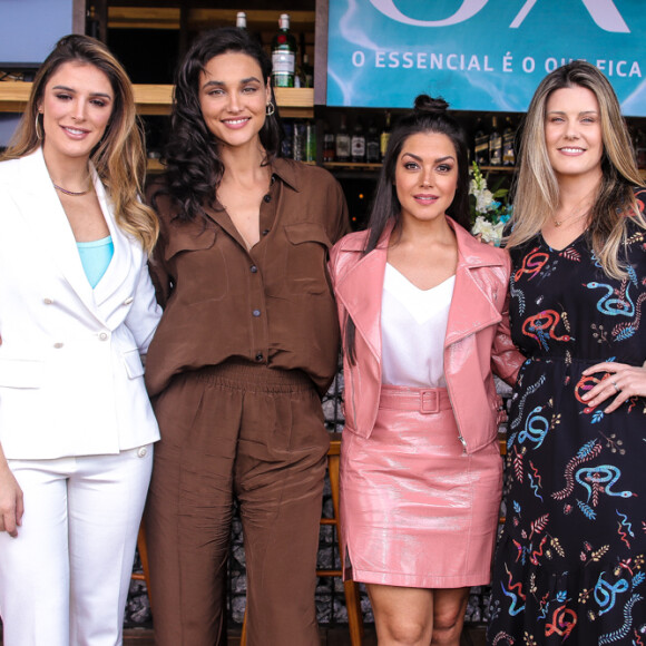 Thais Fersoza, Débora Nascimento, Daiana Garbin e Rafa Brites participam de evento de beleza nesta quarta-feira, dia 28 de agosto de 2018