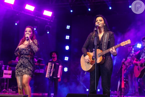 Maiara e Maraisa fizeram show nesta quinta-feira, 29 de agosto de 2019, em clube de São Paulo
