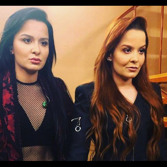Maiara e Maraisa ganharam elogiou de Eliana em foto na web nesta quinta-feira, 26 de setembro de 2019