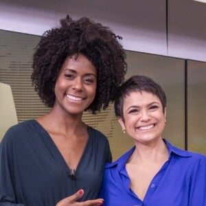 Maria Julia Coutinho substituiu Sandra Annenberg no 'Jornal Hoje'
