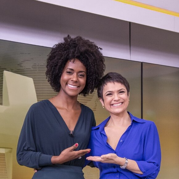 Maria Julia Coutinho substituiu Sandra Annenberg no 'Jornal Hoje'