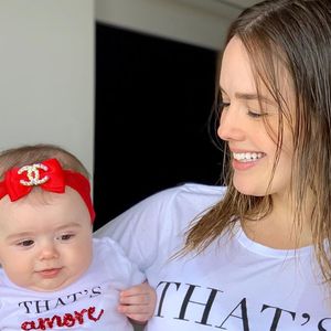 Thaeme Mariôto e a filha, Liz, gostam de combinar os looks