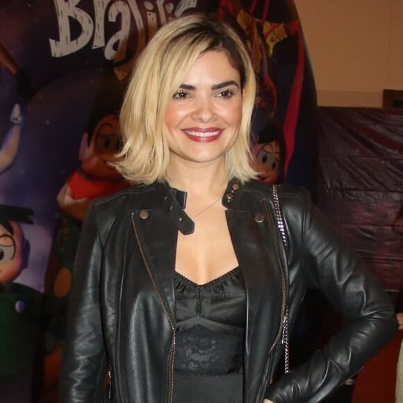 Vanessa Giácomo mostrou novo visual no espetáculo musical da 'Turma da Mônica', no teatro Village Mall, na Barra da Tijuca, zona oeste do Rio de Janeiro