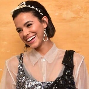 Bruna Marquezine se divertiu na festa de aniversário de Marina Moschen na noite de spabado, 12 de outubro de 2019