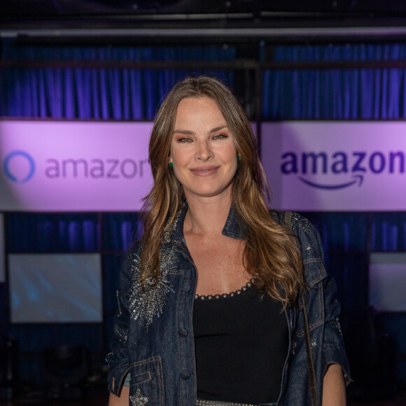 Letícia Birkheuer celebra o lançamento de Alexa e Amazon Music no Brasil, no Blue Note, em São Paulo, nesta terça-feira, 15 de outubro de 2019