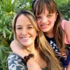 Ticiane Pinheiro também compartilhou uma foto com as filhas: 'Mãe em dose dupla'