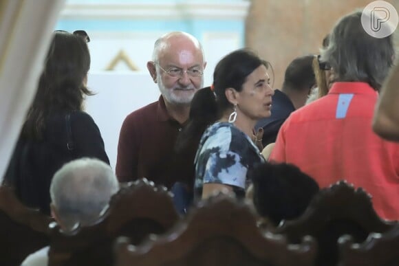 O autor Silvio de Abreu foi à missa de 7° dia de Jorge Fernando na igreja de São Jorge, no Rio de Janeiro, nesta segunda-feira, 04 de novembro de 2019