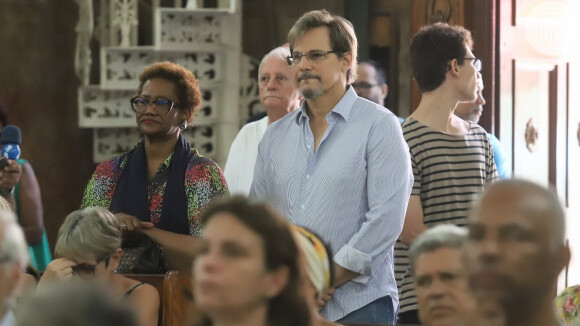 Famosos vão à Missa de 7° dia de Jorge Fernando na igreja de São Jorge, no Rio de Janeiro, nesta segunda-feira, 04 de novembro de 2019