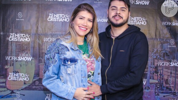 Mulher de Cristiano, dupla de Zé Neto, Paula Vaccari ganhou 3 kg com 6 meses de gravidez