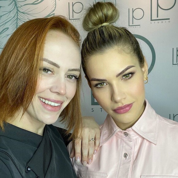 Andressa Suita faz micropigmentação com profissional após 4 anos de primeira sessão nesta quarta-feira, dia 13 de novembro de 2019