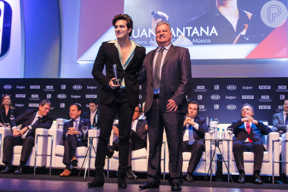 Luan Santana foi um dos premiados pela revista 'Isto É'