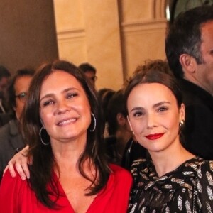 Débora Falabella reencontrou Adriana Esteves no Grande Prêmio do Cinema Brasileiro 