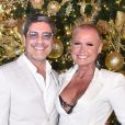 Xuxa ganhou declaração de amor do namorado, Junno Andrade, ao comemorarem 7 anos de relacionamento